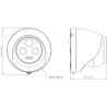 KAMERA IP DAHUA HY-FT121LD-TD1F4