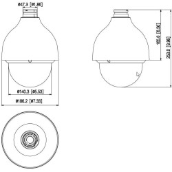 KAMERA IP DAHUA SD50432GB-HNR