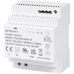 ZASILACZ IMPULSOWY NA SZYNĘ DIN YINGJIAO YSD100S-2403830 24V/92W/3,83A