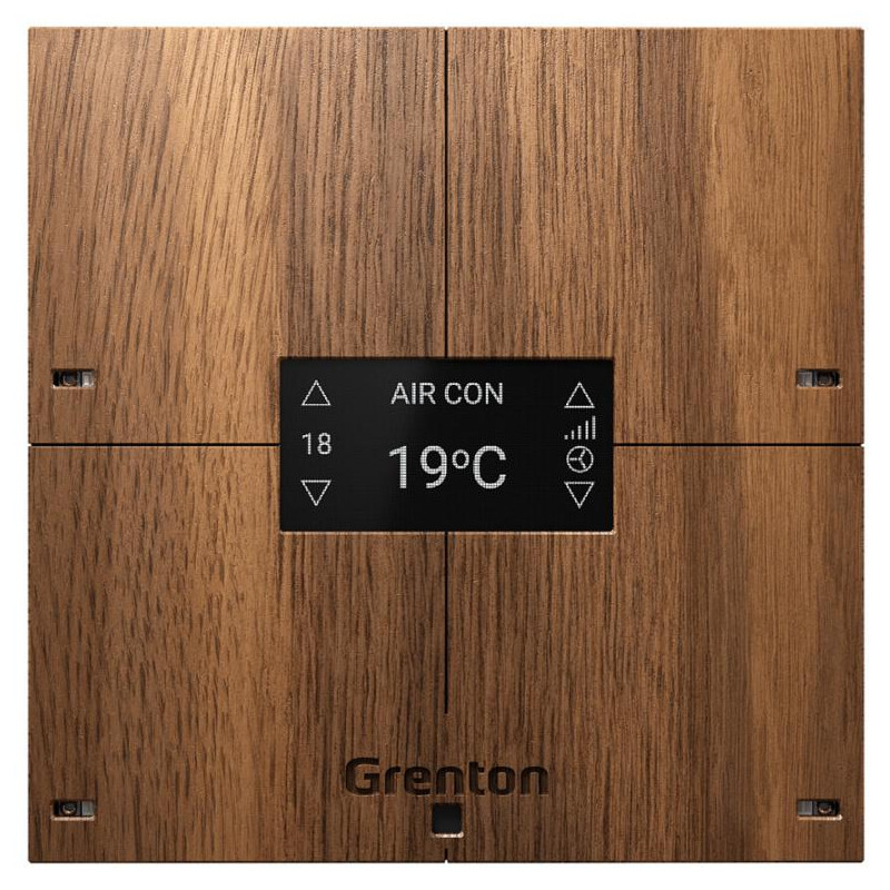 Panel dotykowy SMART PANEL 4B ciemne drewno Grenton