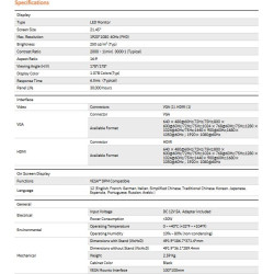 Monitor Hanhwa SMT-2212