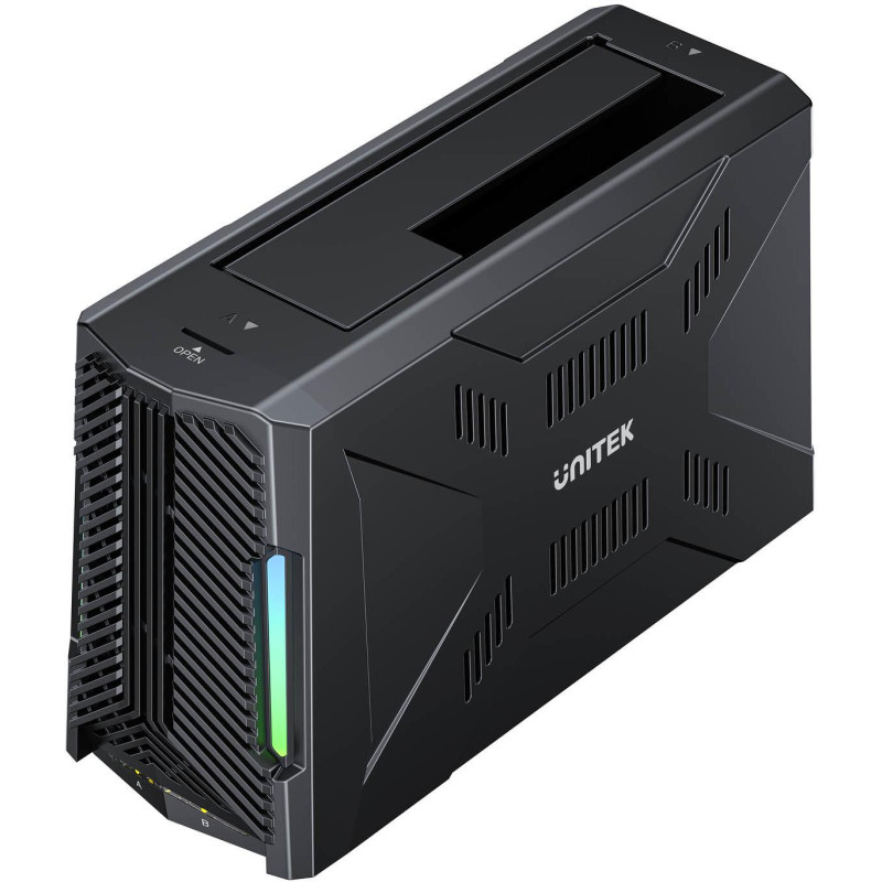 Unitek Stacja dokująca, 1x dysk M.2 NVMe, 1x dysk SATA, USB-C 10 Gbps S1234B01-EU
