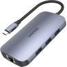Unitek D1071A Hub N9+ USB-C HDMI, PD 100W, czytnik kart