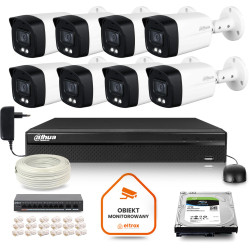 Zestaw monitoringu IP DAHUA 8 kamer IPC-HFW1439TL1-A-IL 4Mpx