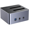 Y-3026GY01-EU Unitek Stacja klonująca dyski 2 x SATA 2,5"/3,5" USB 5Gbps