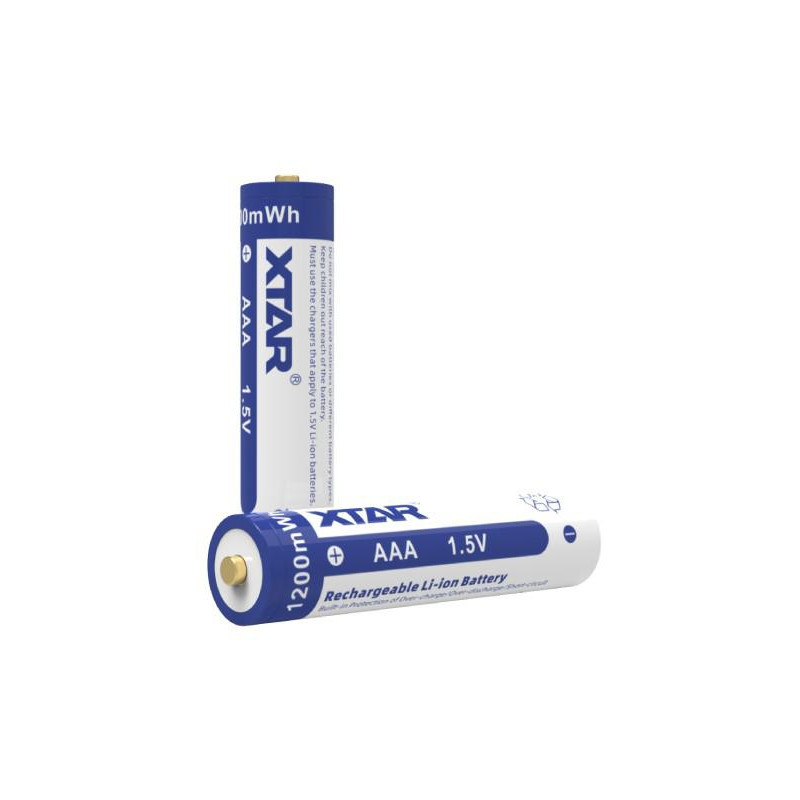 Akumulatorki R03 / AAA 1,5V Xtar 750mAh (box 4 szt.) z zabezpieczeniem