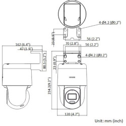 KAMERA IP HIKVISION DS-2DE2C400MW-DE(F0)(S7)