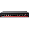 Zestaw monitoringu IP BCS Line 12x Kamera BCS-L-EIP14FSR3-AI1 Rejestrator z dyskiem 1TB
