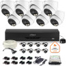 Zestaw monitoringu Dahua 8x kamera kopułkowa HAC-HDW1500T-IL-A-0280B-S2 1TB IR 40m 51mp