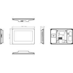 Monitor wideodomofonu DAHUA VTH5422HB-W