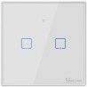 Dotykowy włącznik światła Sonoff WiFi + RF 433 T2 EU TX (2-kanałowy)