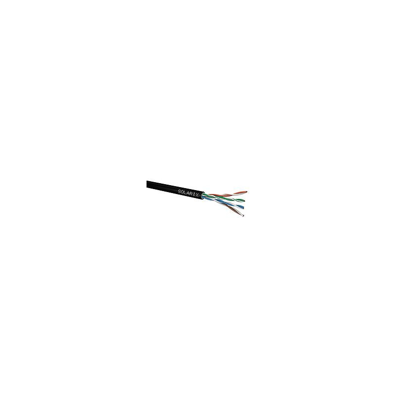 KABEL SKRĘTKA SOLARIX CAT.5E U/UTP UV ŻELOWANY Fca karton 305m