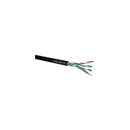 KABEL SKRĘTKA SOLARIX CAT.5E U/UTP UV ŻELOWANY Fca karton 305m