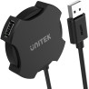 Unitek Y-2178 hub 4x USB 2.0 micro czarny