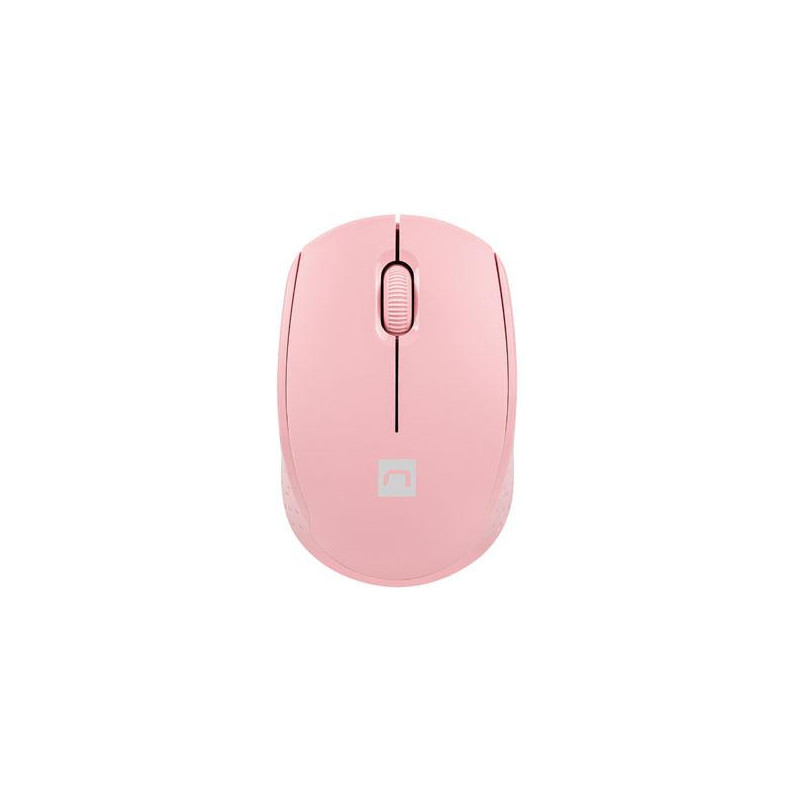 MYSZ NATEC STORK BEZPRZEWODOWA 1600DPI RÓŻOWA OPTYCZNA USB
