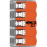 Szybkozłączka uniwersalna LINKA/DRUT 5x 0,2-4mm2 WAGO 221-415 (1szt.)