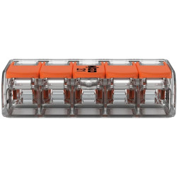 Szybkozłączka uniwersalna LINKA/DRUT 5x 0,2-4mm2 WAGO 221-415 (1szt.)