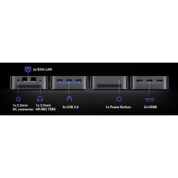 Mini PC Blackview MP80 N5095 16GB 1TB-SSD W11 Home