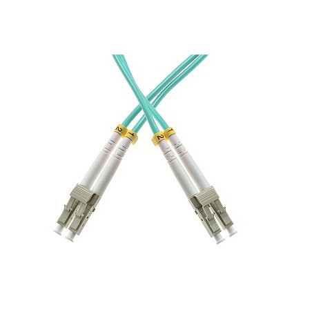 PATCHCORD ŚWIATŁOWODOWY MM 1M DUPLEX 50/125um OM3, LC/UPC-LC/UPC