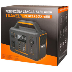 Przenośna stacja zasilania Volt Polska TRAVEL POWERBOX OPTI 600