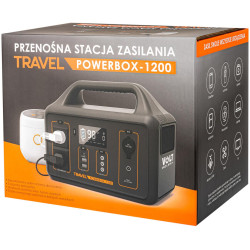 Przenośna stacja zasilania Volt Polska TRAVEL POWERBOX OPTI 1200