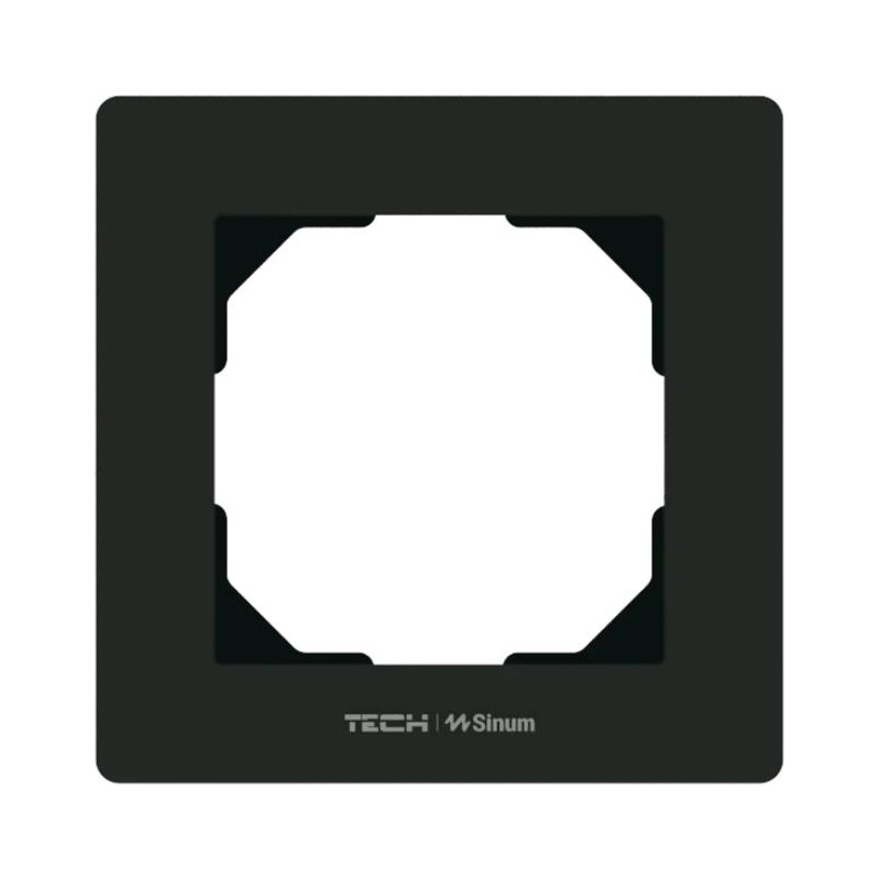 Ramka pojedyncza czarna FG-01 Tech Sterowniki