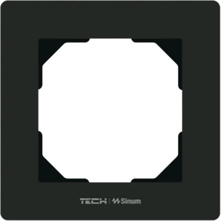 Ramka pojedyncza czarna FG-01 Tech Sterowniki