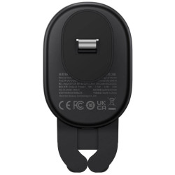 UCHWYT SAMOCHODOWY ŁADOWARKA INDUKCYJNA Baseus SUWX030001 Qi 15W NA KRATKĘ CZARNY
