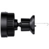 UCHWYT SAMOCHODOWY ŁADOWARKA INDUKCYJNA Baseus MagPro C40164100121-00 Qi 15W MagSafe NA KRATKĘ CZARNY