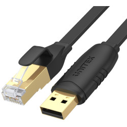 Kabel Unitek Y-SP02001B RJ-45 na USB-A konsolowy 1,8m