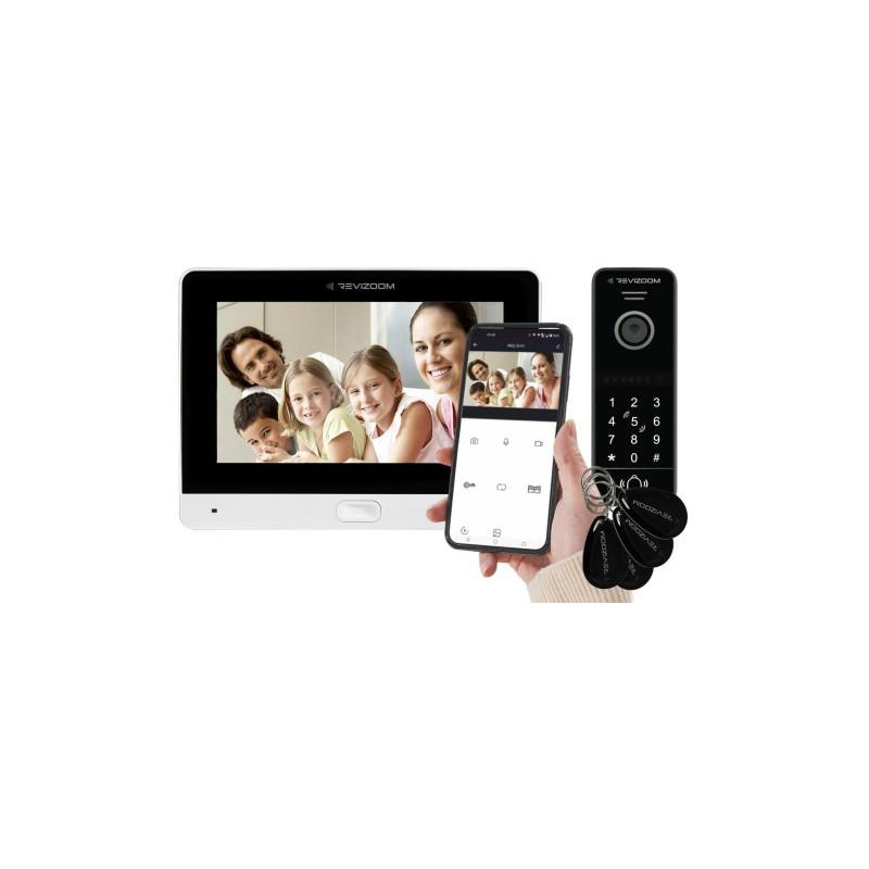Wideodomofon REVIZOOM RM-T471HD WHITE/RC-411HD-CK