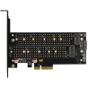 Adapter Axagon PCEM2-DC PCI-E x4 na M.2 NVMe z chłodzeniem