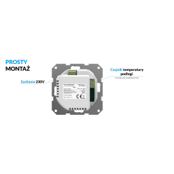 Bezprzewodowy regulator pokojowy biały F-8Z Tech Sterowniki
