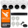 Zestaw Monitoringu 4 Kamery PoE ORLLO ECO DOME