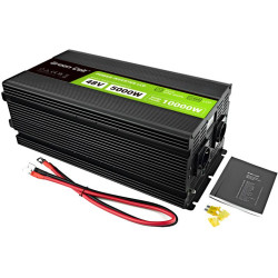 PRZETWORNICA NAPIĘCIA Green Cell PowerInverter LCD 48V / 230V 5000/10000W CZYSTA SINUSOIDA