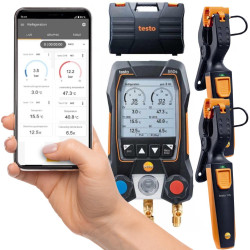 Elektroniczna oprawa zaworowa Testo 550s zestaw Smart 0564 5502
