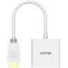Unitek Adapter HDMI na VGA, FullHD 60Hz, biały