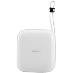 Powerbank Joyroom Jelly Series JR-L002 10000mAh 22.5W PD QC z kablem 1x USB-A 1x USB-C biały