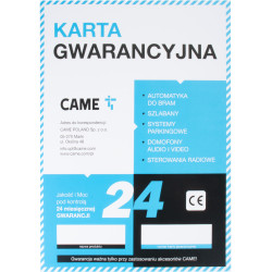 Zestaw CAME BXV 6 PLUS TOP do bram przesuwnych (8K01MS-042)