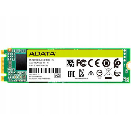 Dysk SSD Adata Ultimate SU650 256GB M.2 TLC 3D 2280 SATA