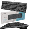 Klawiatura przewodowa A4tech FStyler FX60H White Backlit