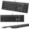 Klawiatura przewodowa A4tech FStyler FX60H White Backlit