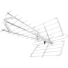 Antena kierunkowa DVB-T2 Spacetronik EOS PRO Combo UHF+VHF LTE 5G (biała)