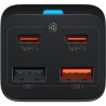 ŁADOWARKA SIECIOWA Baseus GaN 3 Pro Desktop Charger CCGP040101 65W 2x USB-A 2x USB-C PD 3.0 QC 4.0
