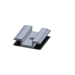 Klema środkowa L50 srebrna CORAB XPF_KL014
