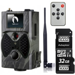 FOTOPUŁAPKA KAMERA LEŚNA HC300M + KARTA PAMIĘCI microSD GOODRAM UHS1 CL10 32GB