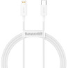 KABEL USB-C / Lightning iPhone Baseus Superior CATLYS-A02 1m 20W PD Quick Charging BIAŁY PREMIUM