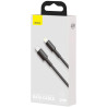 KABEL USB-C / Lightning iPhone Baseus Cafule CATLGD-A01 2m 20W PD Quick Charging CZARNY W OPLOCIE