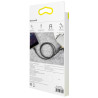 KABEL USB-A / Lightning iPhone Baseus Cafule CALKLF-BV1 100cm Apple 2.4A CZARNO-ZŁOTY W OPLOCIE