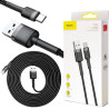 KABEL USB-A / USB-C Baseus Cafule CATKLF-UG1 300cm 3A QC 3.0 CZARNO-SZARY W NYLONOWYM OPLOCIE